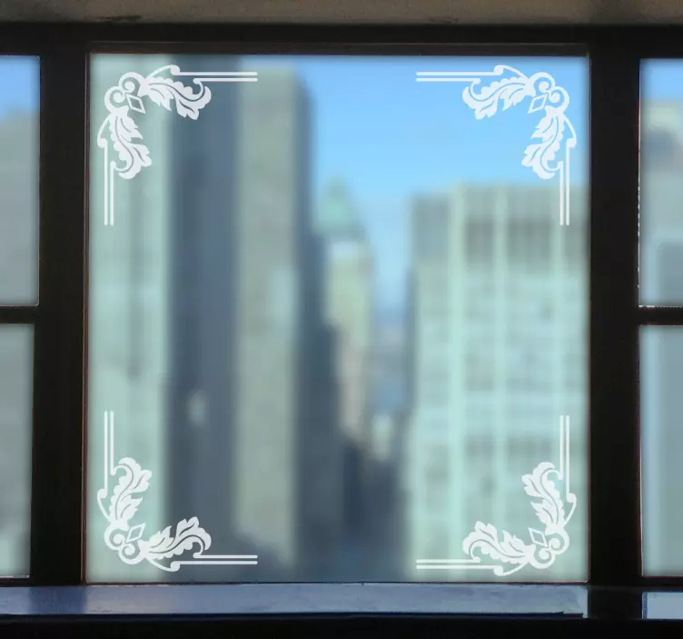 Dekorative hjørne dekaler - Tenstickers