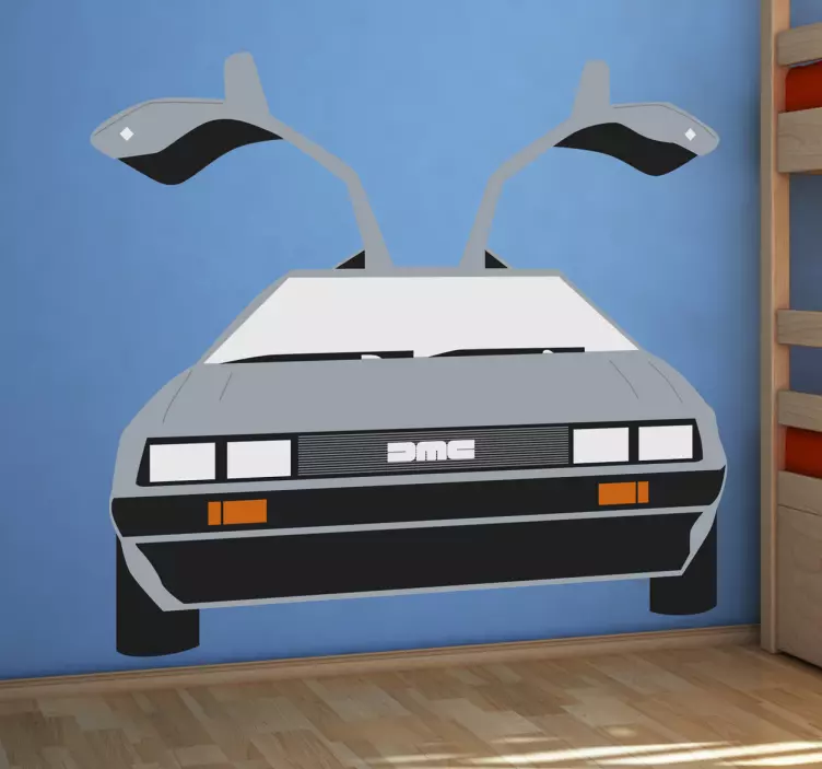 Delorean 80ies kino veggklistremerke - Tenstickers