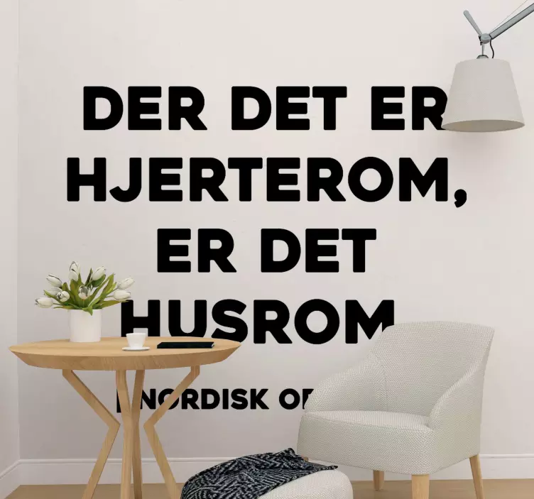 Der det er hjerte er det sitater på dekaler - Tenstickers