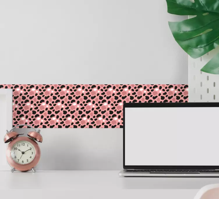 Design i rosa toner teenage veggoverføringsbilder - Tenstickers