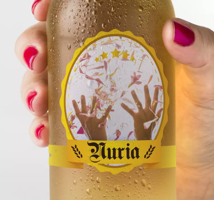 Drikke banner fest klistremerke - Tenstickers