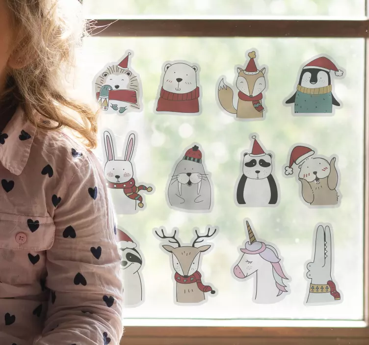 Dyr klistremerke sjarmerende skapninger - Tenstickers