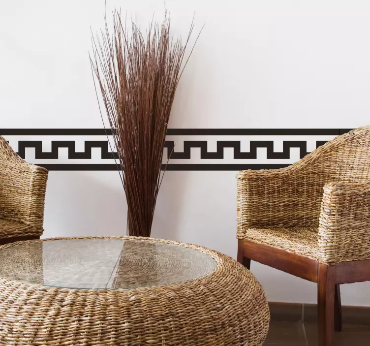 Egyptisk border sticker - Tenstickers