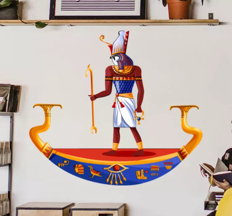 Egyptisk gud horus politikk klistremerker - Tenstickers