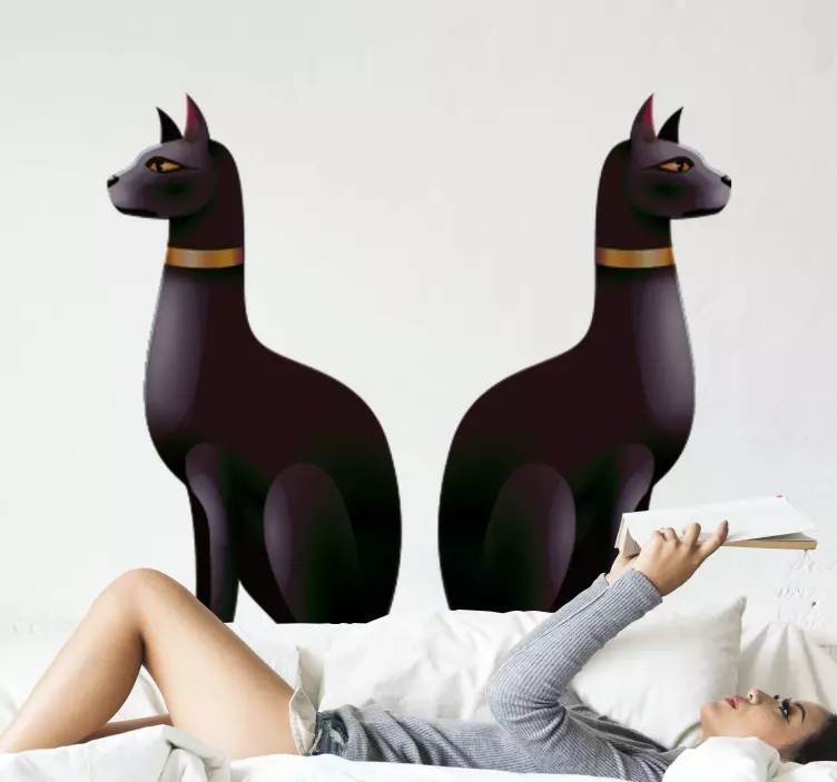 Egyptiske katter politikk klistremerker - Tenstickers