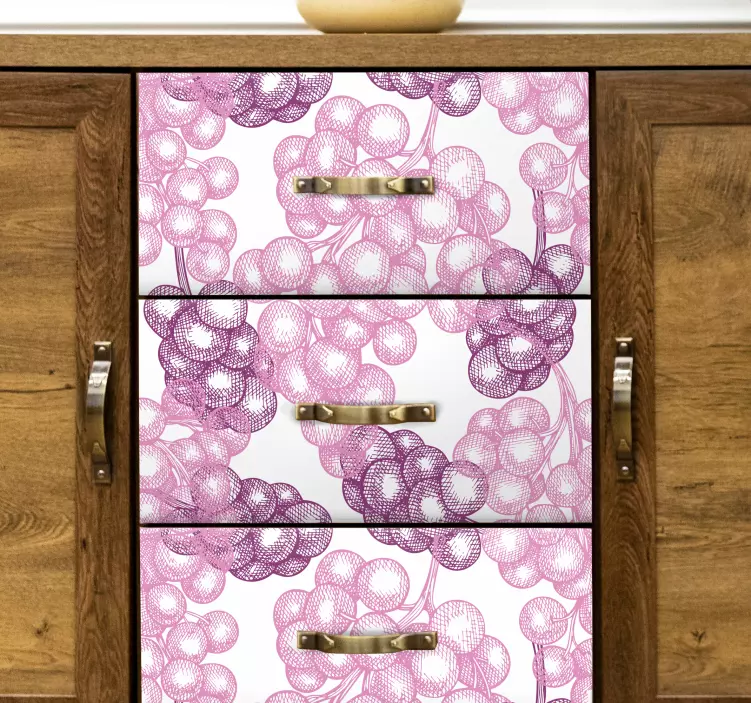 Elegant vinrankemønster klistremerke dyr - Tenstickers