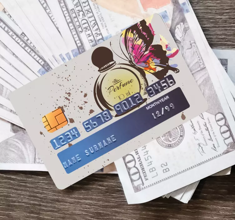 Kjærlighet duft kort klistremerke - Tenstickers