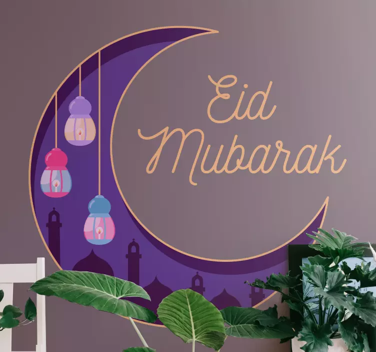 Event-klistremerke halvmånelamper - Tenstickers