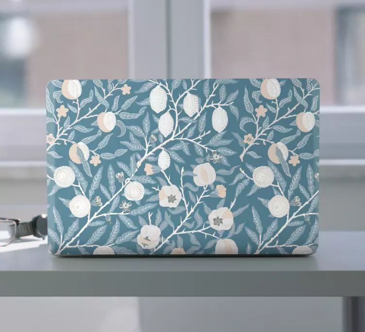 Fancy vintage mønster laptop sticker - Tenstickers