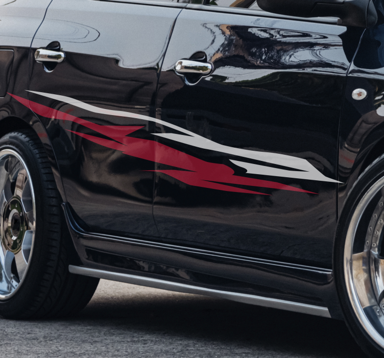 Fargerik bilfolie bil klistremerke - Tenstickers