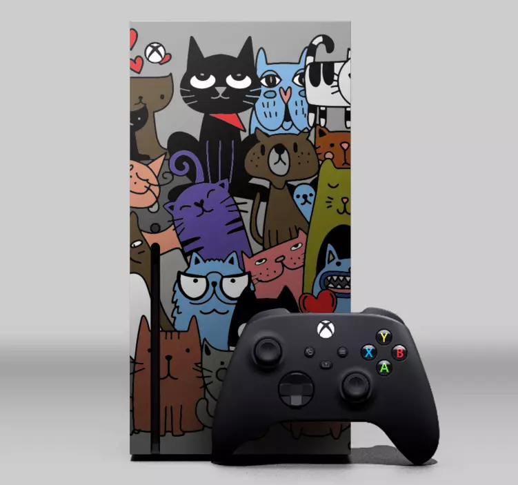 Fargerik kattesamling XBOX skin - Tenstickers
