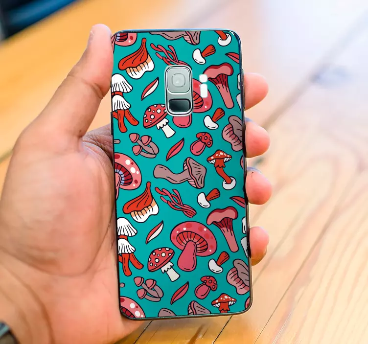 Fargerik soppkonsept Samsung klistremerke - Tenstickers