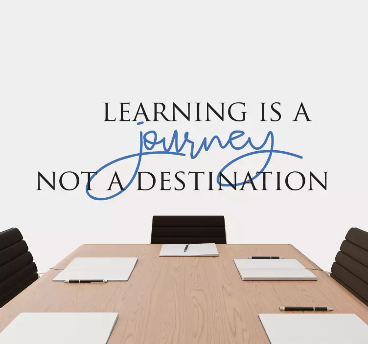 Hyggelig sitat om reise inspirerende klistremerke - Tenstickers