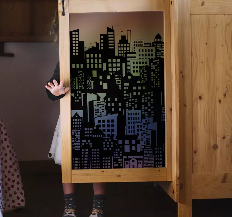 Flerfarget klistremerke for møbler - Tenstickers