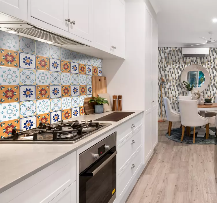 Flerfarget klistremerke - Tenstickers