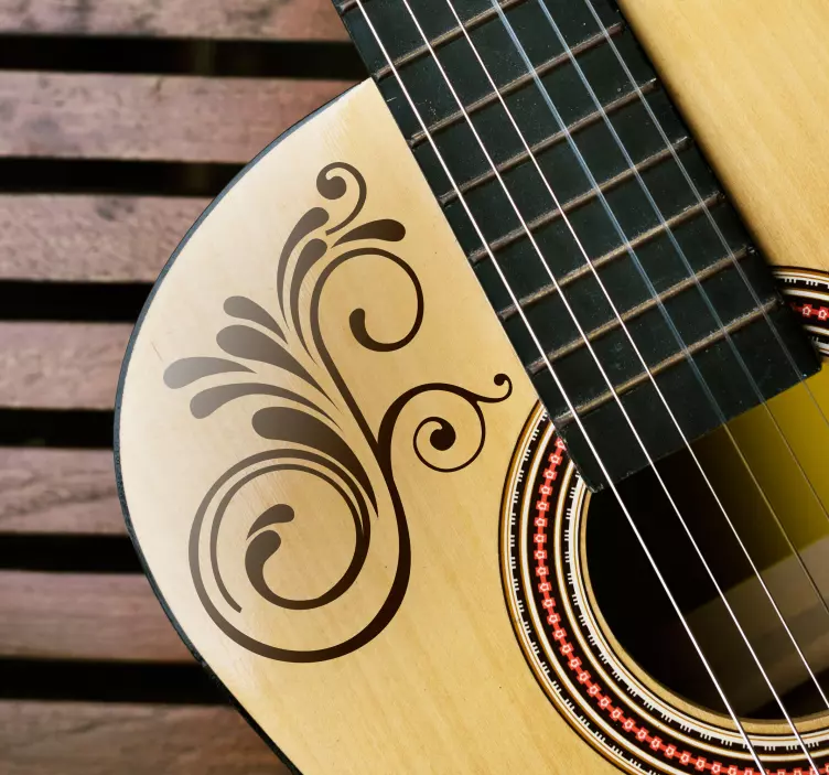 Floral floral vegg klistremerke - Tenstickers