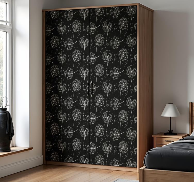 Flygende løvetann klistremerke møbler - Tenstickers