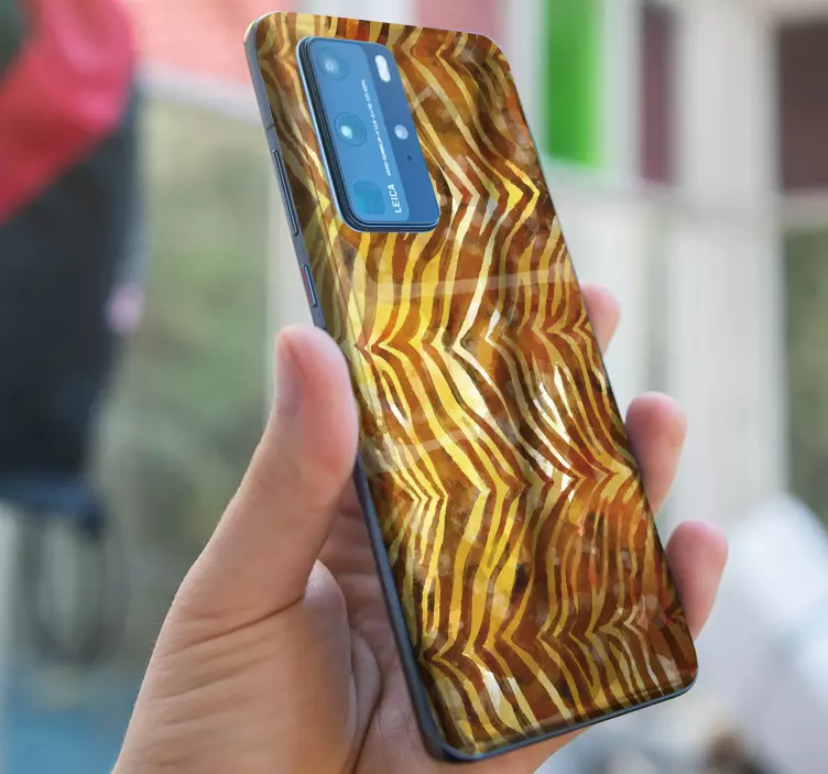 Flytende bølgemønster Huawei-klistremerke - Tenstickers