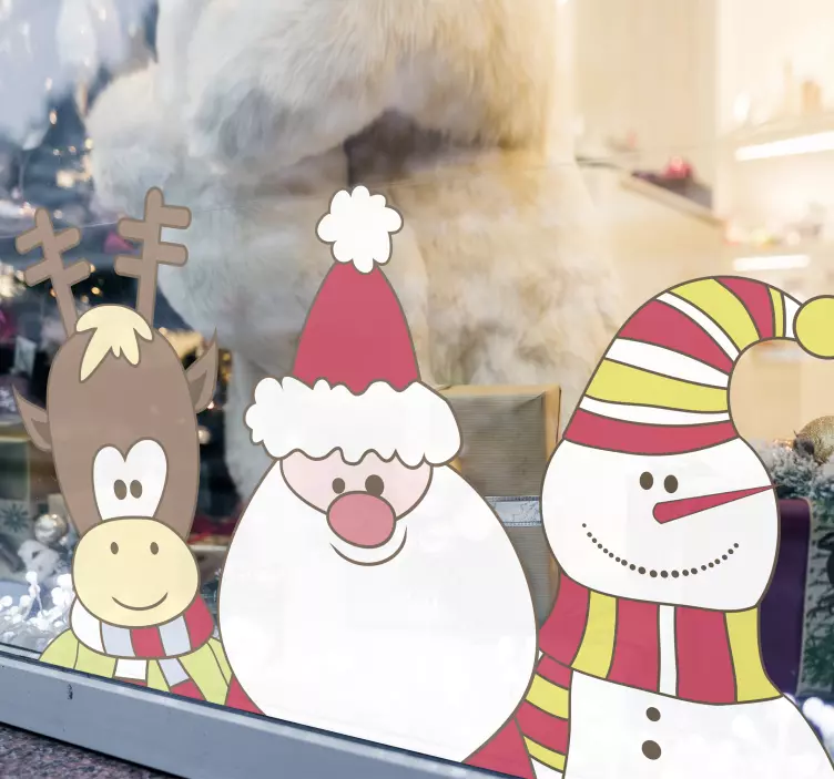 Foran vinduet juledeksel - Tenstickers