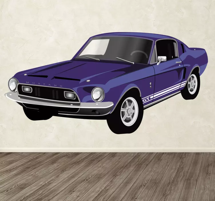 Ford mustang dekorative klistremerke - Tenstickers
