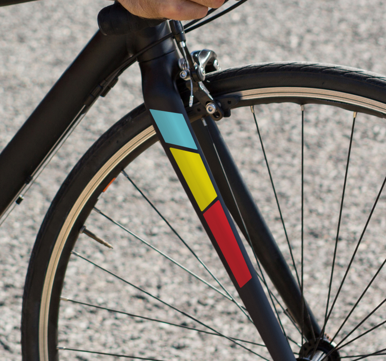 Forgaffel for landeveissykkel sykkel klistremerke - Tenstickers