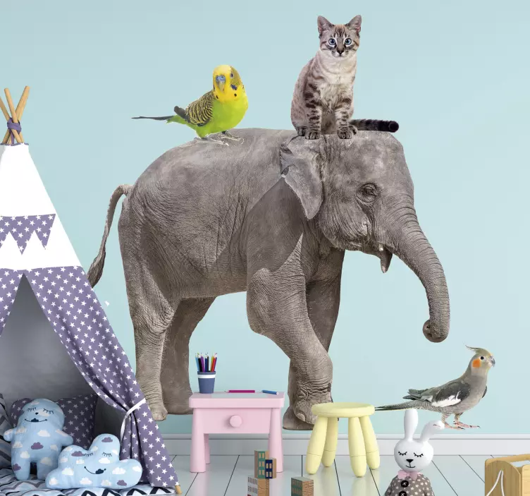 Forskjellige dyr ville dyr dekaler - Tenstickers