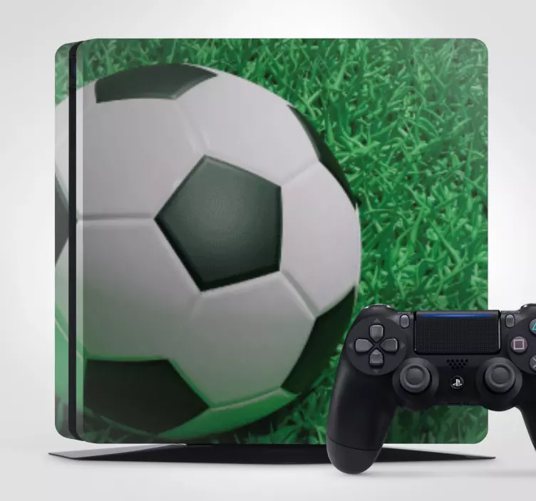 Fotball på en gressbane Skin PS4 - Tenstickers