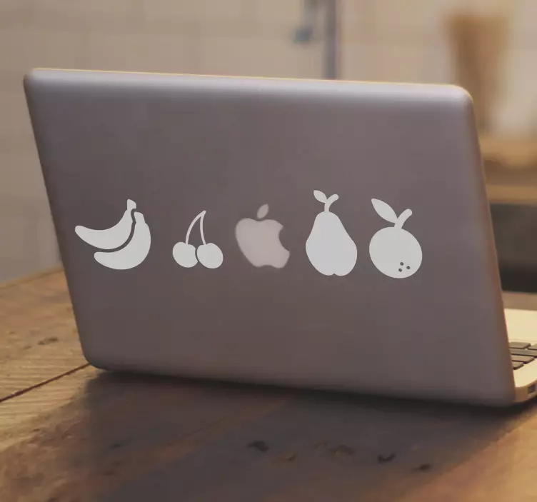 Frukt utvalg macbook klistremerker - Tenstickers