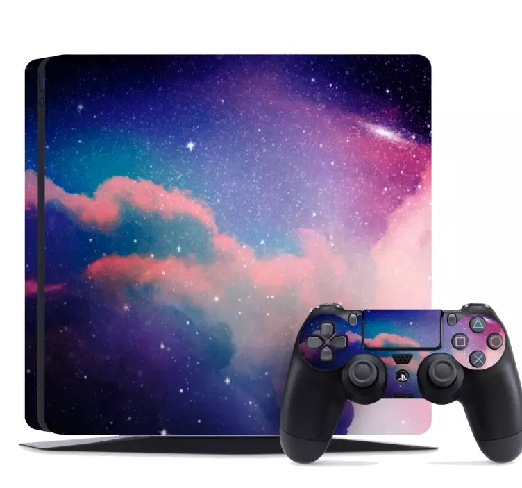 Galaktiske stjerner ps4 klistremerke - Tenstickers