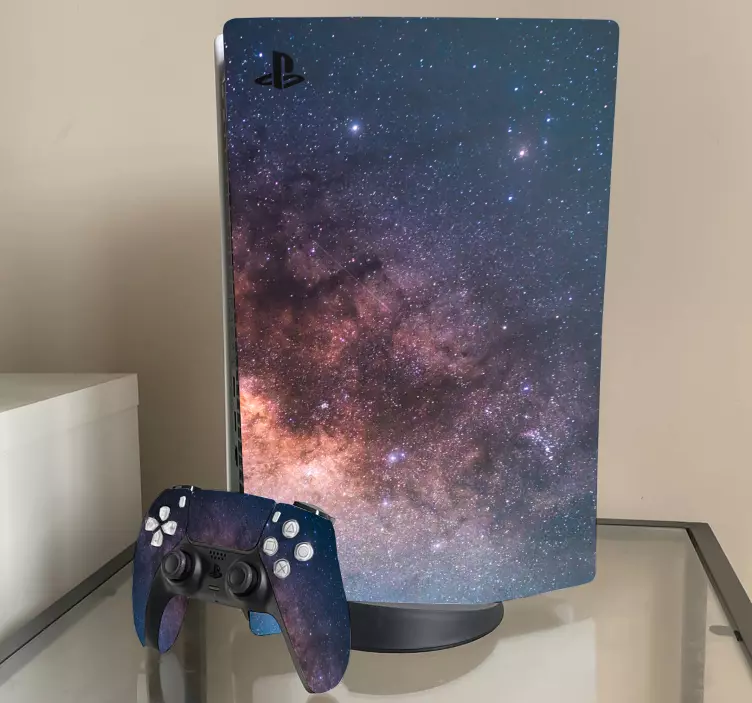 Galaxy PS5 skin dekorasjon - Tenstickers