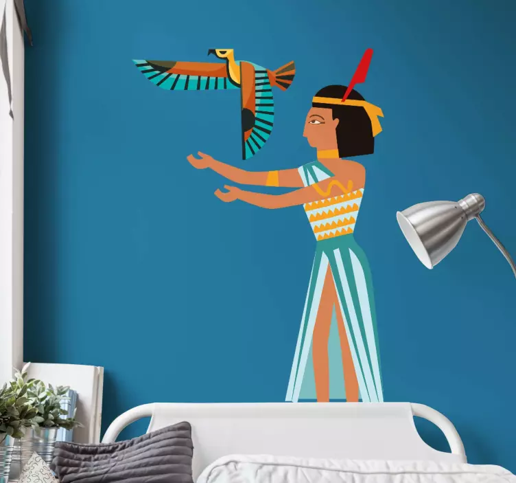 Gammel egyptisk karakter klistremerke dyr - Tenstickers