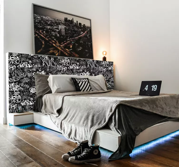 Gate graffiti mønster klistremerke møbler - Tenstickers