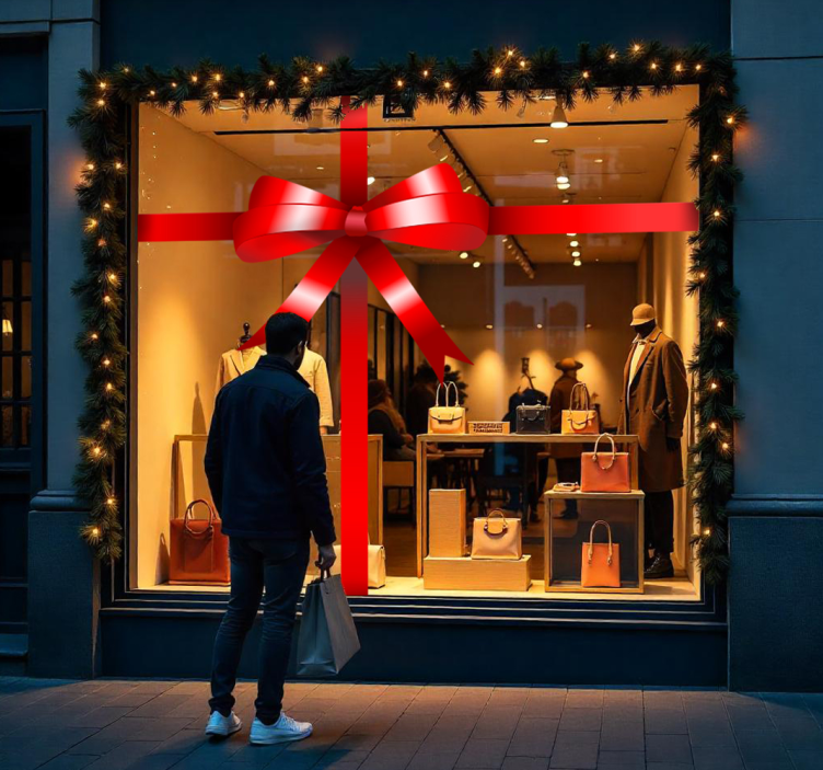 Gavesløyfe klistremerke dyr - Tenstickers