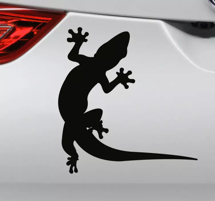 Gecko tilpasset bil vinyl klistremerke - Tenstickers