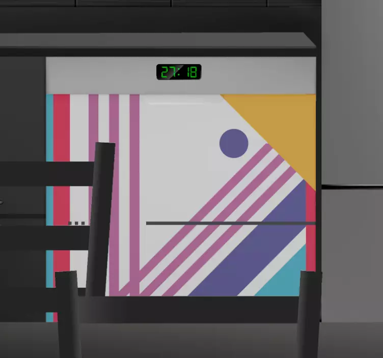 Geometriske klistremerker for abstrakte apparater - Tenstickers