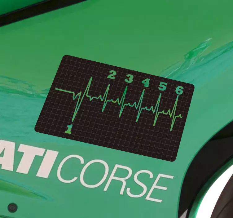 Gir motorsykkel vinyl dekal - Tenstickers