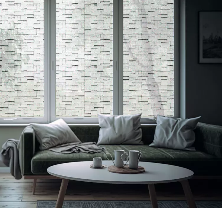 Gjennomsiktig tekstur klistremerker til vindu - Tenstickers