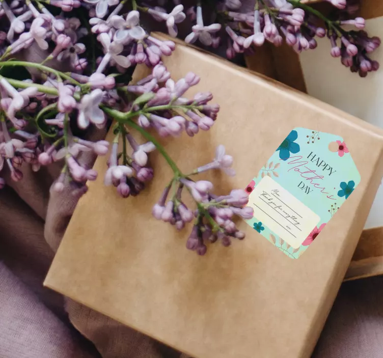 Glad morsdag etikett klistremerker andre eventer - Tenstickers