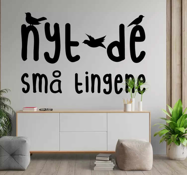 Kos deg med de små tingene - Tenstickers