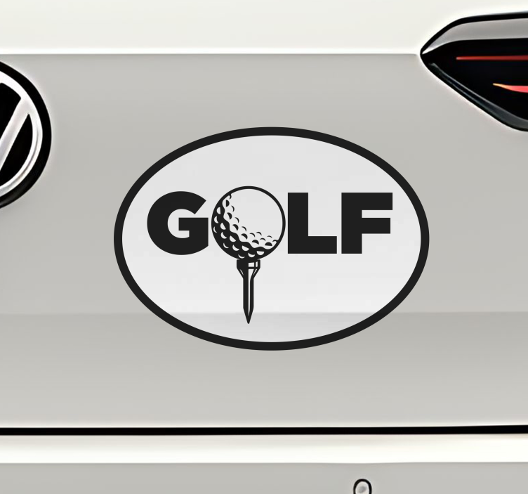 Golf tekst andre sporter klistremerker - Tenstickers