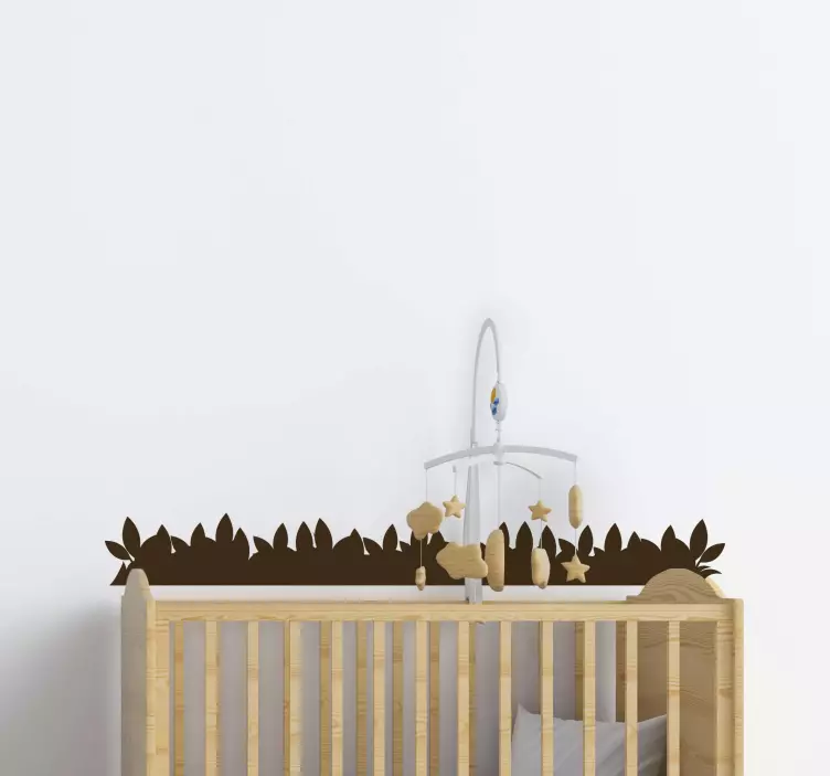 Veggklistremerke for gress og hvete - Tenstickers