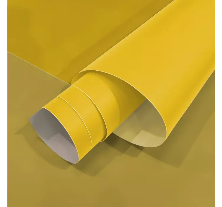 Gul matt klistremerke møbler - Tenstickers