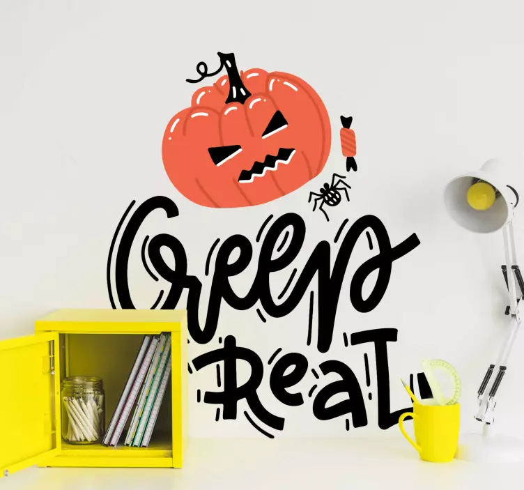 Halloween setninger halloween dekal - Tenstickers