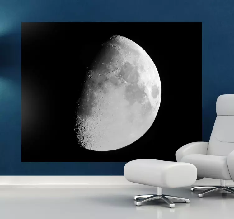 Halvmåne veggmaleri klistremerke - Tenstickers