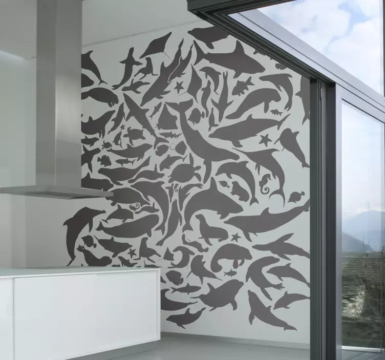 Havliv vegg klistremerke - Tenstickers