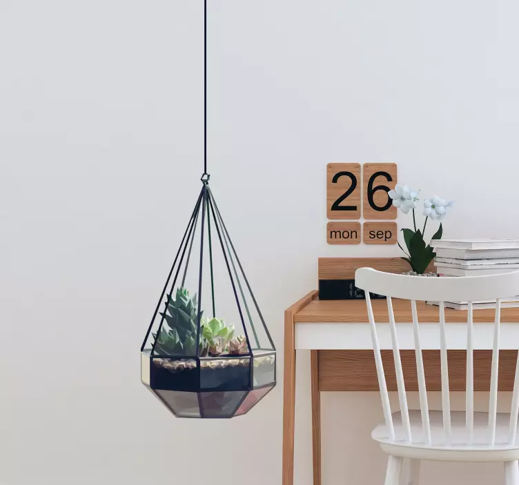 Hengende plante klistremerke - Tenstickers