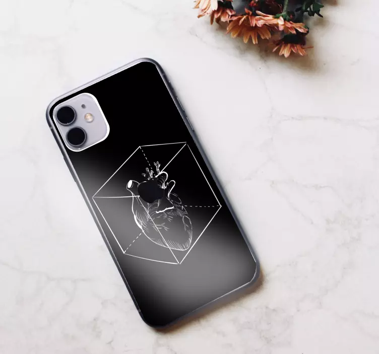 Hjerte i eske klistremerke dyr - Tenstickers