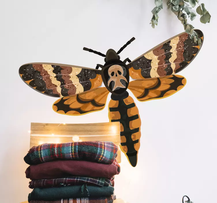 Skull sfinx insekt klistremerke - Tenstickers