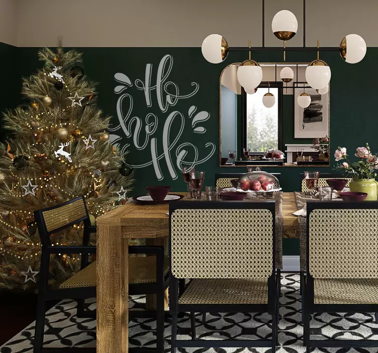 Hohoho jul klistremerker jul - Tenstickers