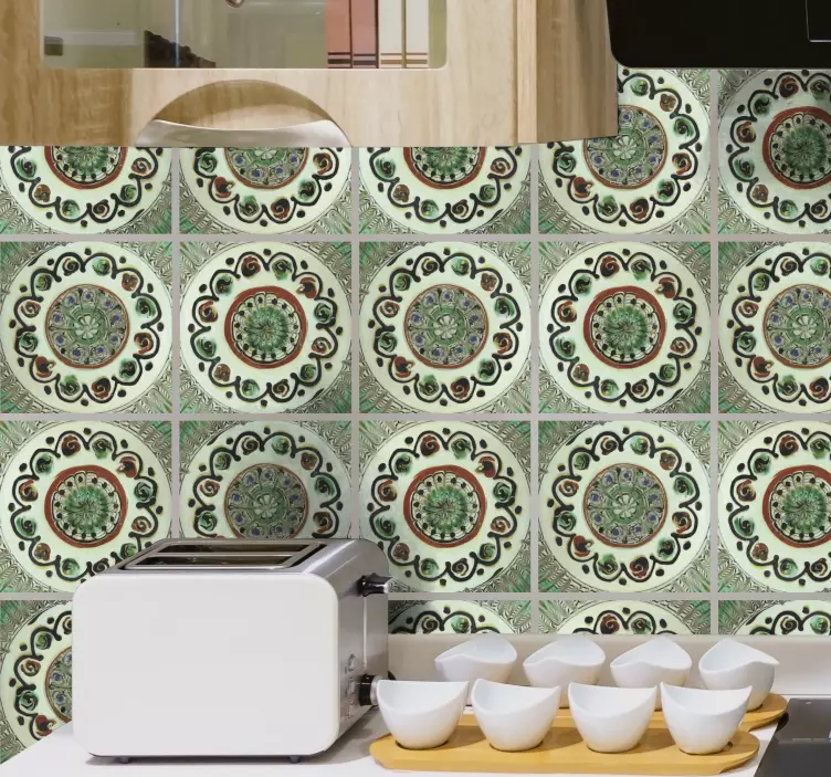 Horezu fliser vinyl klistremerke - Tenstickers